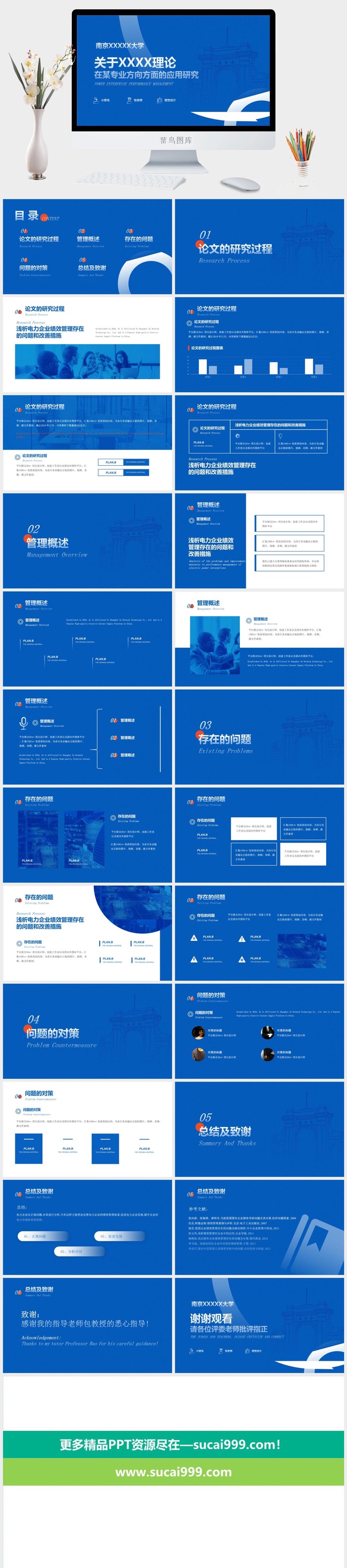 商务蓝色大气简约企业宣传工作总结计划汇报告培训年会ppt模板
