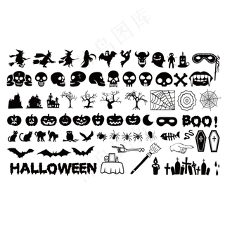 万圣节节日常用元素合集