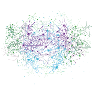 色彩线折线科技kv主视觉素材
