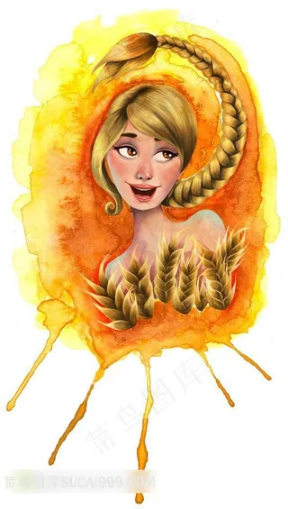 摩羯座卡通人物头像