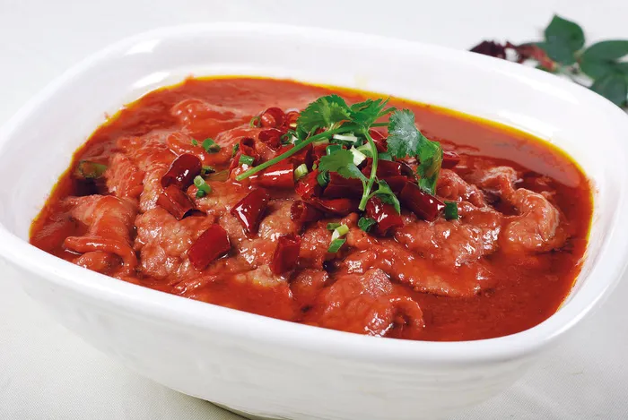 0911CC-522水煮嫩牛肉       麻辣嫩香、口味浓郁