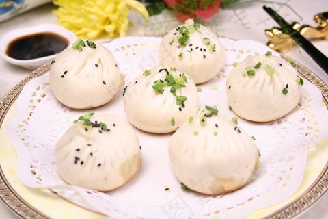 主食|小吃上海生煎包