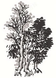 树美术绘画美图素材