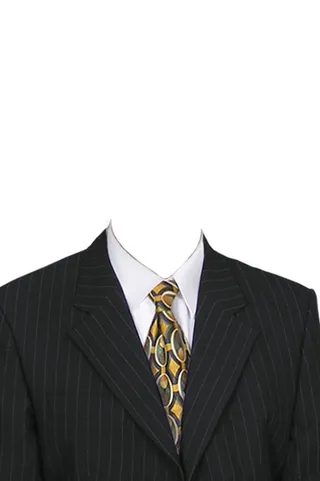 莽纹领带黑色正装