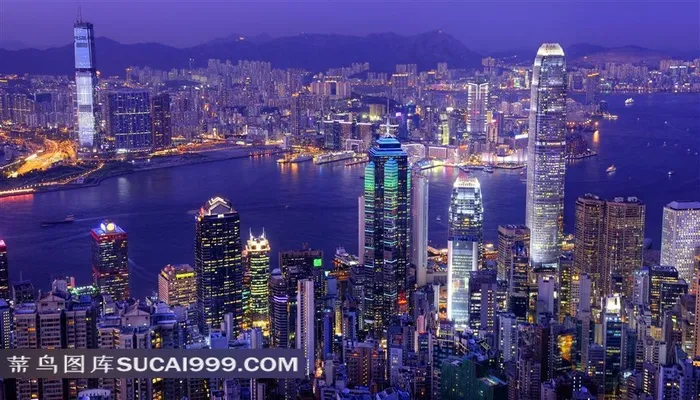 城市夜景图片
