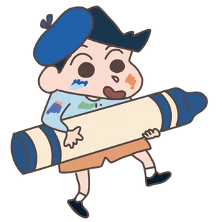 蜡笔小新可爱人物免扣素材