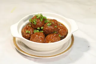 5香蒸肉丸子 乡村小镇