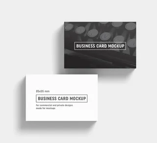 名片样机设计素材