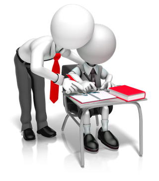 人物辅导作业卡通立体人物少儿兴趣班