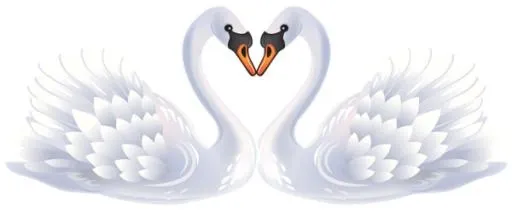 天鹅 PNG免抠(600x248)