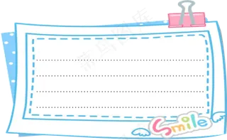 卡通边框 卡通彩色框  手绘对话框 可爱边框 免抠