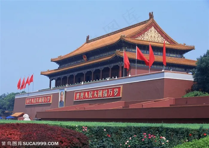 北京名胜-*侧面全景图片