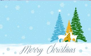 圣诞节冬天背景风景