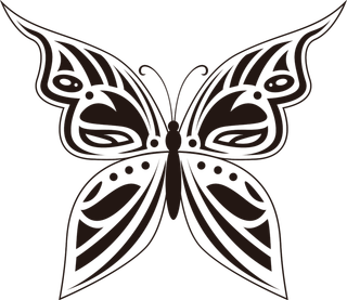 卡通动画动画蝴蝶免扣PNG手绘插画图片素材 (76)