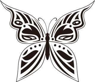 卡通动画动画蝴蝶免扣PNG手绘插画图片素材 (76)