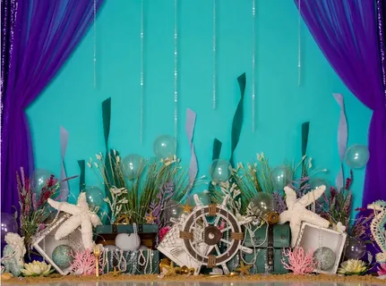 儿童照相拼接背景