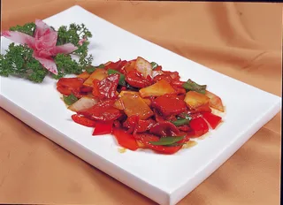 1009XC-0002百灵菇爆鸭脯