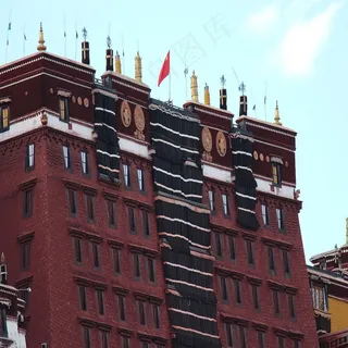 布达拉宫红宫近景