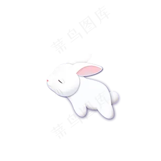 可爱卡通小兔子中秋节动物