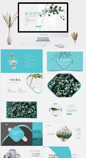 北欧风简约模板PPT预览图