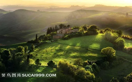 托斯卡纳草原唯美风景