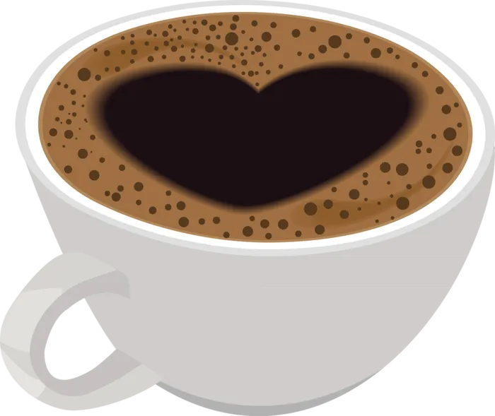 卡通白色咖啡素材
