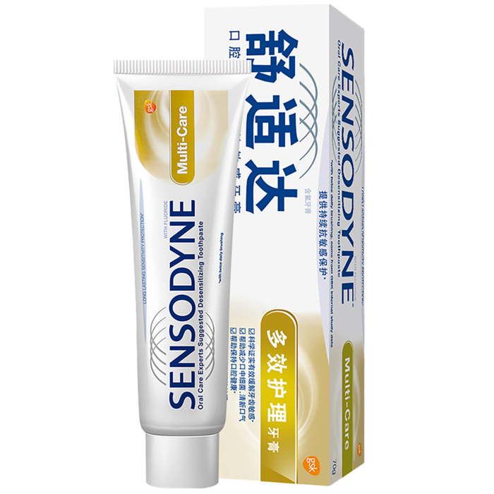 舒适达牙膏 (1)超市商品白底图免抠实物摄影png格式图片透明底