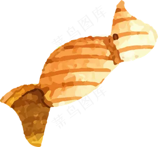 卡通手绘万圣节节日糖果