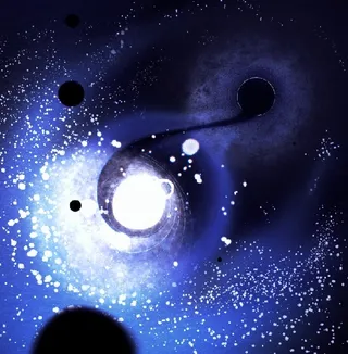 元宇宙世界天空背景墙风景