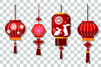 设计中秋节背景风景