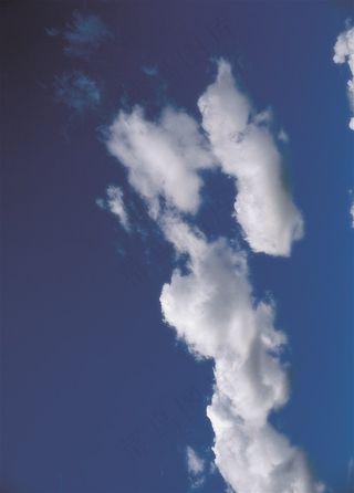 美丽的蓝天白云素材