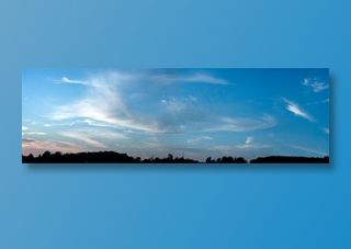 蓝色天空图素材