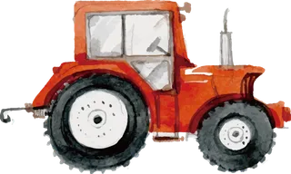 现代农业拖拉机