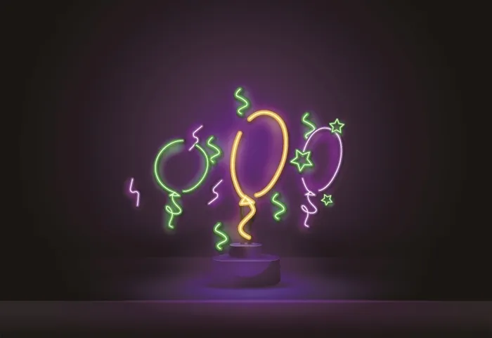 简约霓虹灯图片eps,ai矢量模版下载