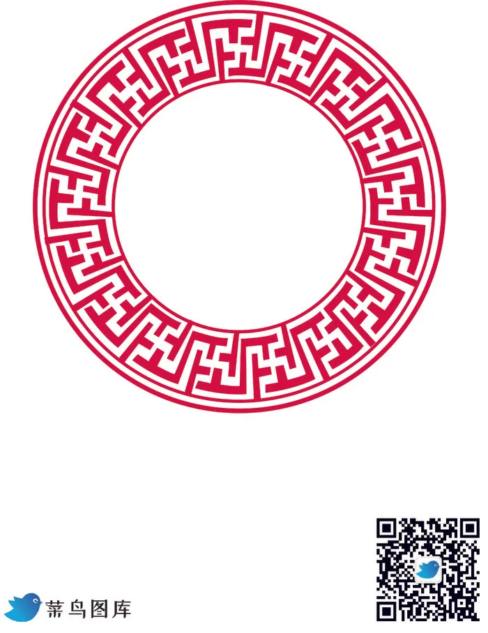 传统纹样回形纹ai矢量模版下载