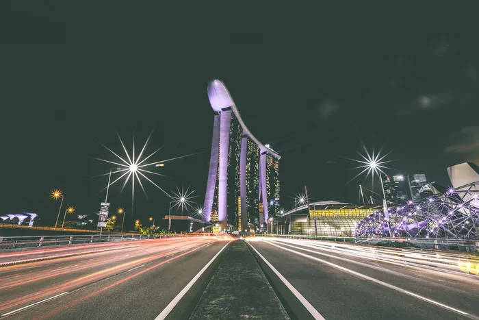 高清唯美城市夜景街景