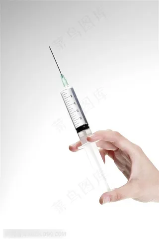 医疗针管-排干空气的注射器