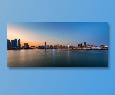 城市全景图素材