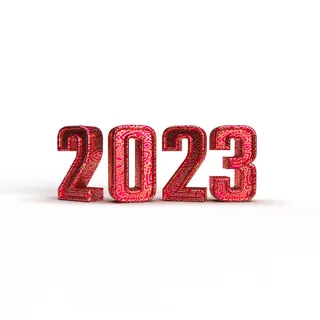 红色2023年免抠素材