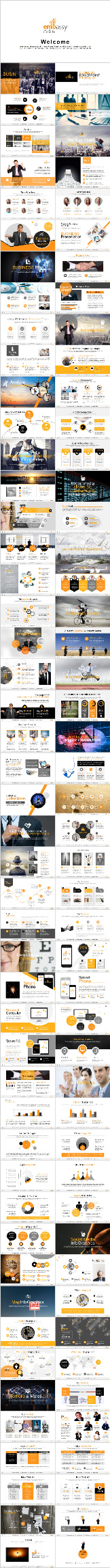 欧美风格公司介绍PPT模版