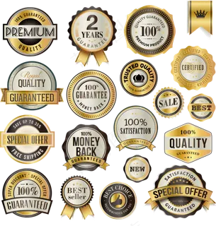 瓶身贴金色高端