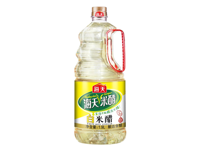 海天白米醋超市商品白底图免抠实物摄影png格式图片透明底