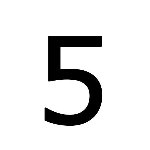 5 号 PNG免抠(1500x1500)