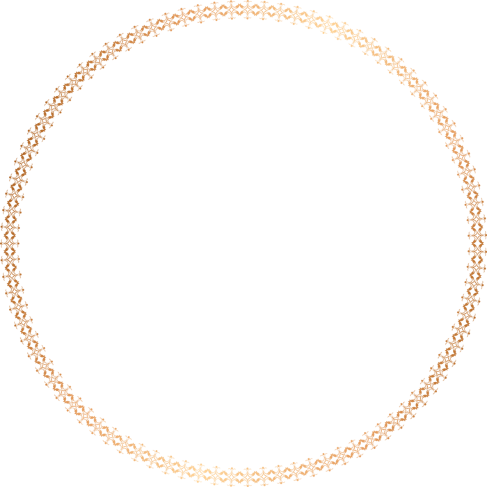 金色圆形环