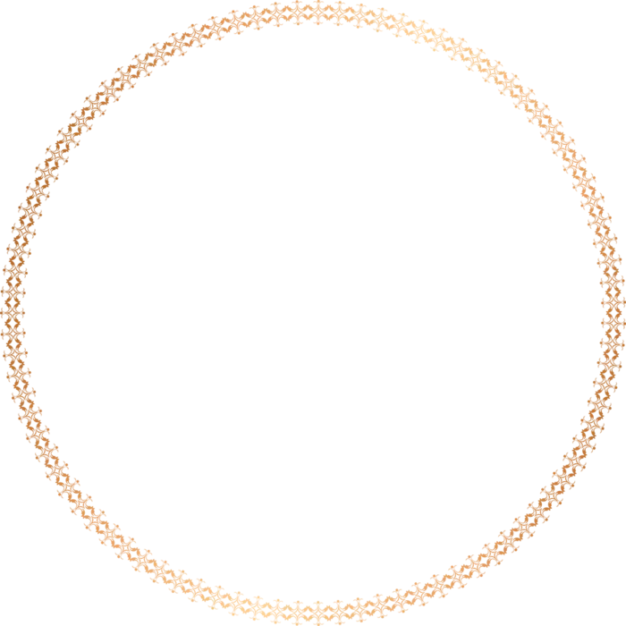 金色圆形环