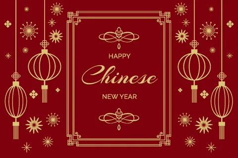 新年海报贺卡红包背景