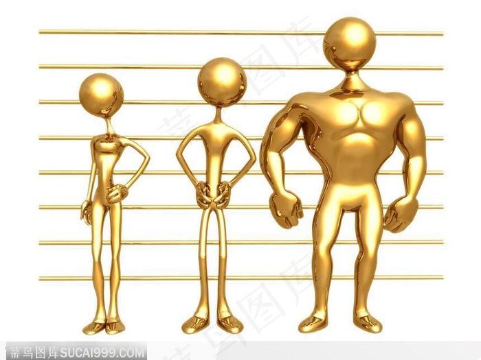 3D小金人-男女有别