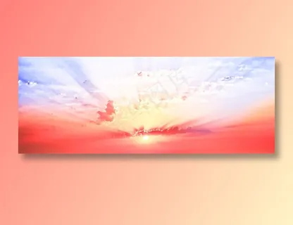 大气的红色蓝色开空