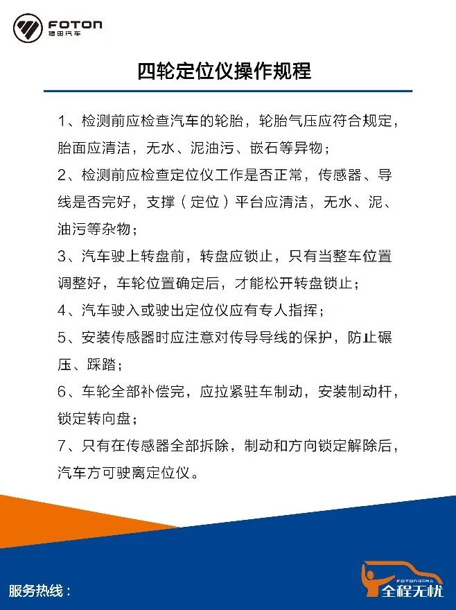 四轮定位仪操作规程psd模版下载