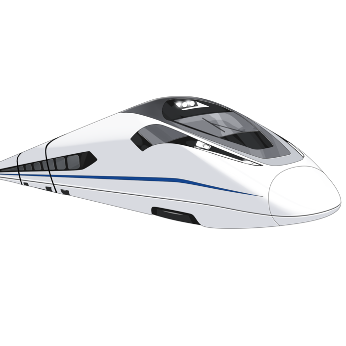 高铁列车动车动画免扣素材PNG